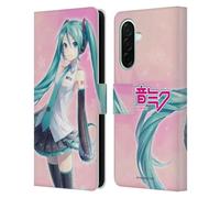 Head Case Designs Officially Licensed Hatsune Miku Star Graphics Leather Wallet Case Compatible With Samsung Galaxy A26 5G