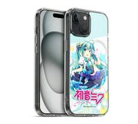Head Case Designs Officially Licensed Hatsune Miku Stars And Rainbow Graphics Gel Case [Military Grade Protection] Compatible With Apple iPhone 15