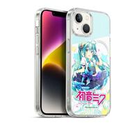 Head Case Designs Officially Licensed Hatsune Miku Stars And Rainbow Graphics Gel Case [Military Grade Protection] Compatible With Apple iPhone 14