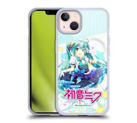 Head Case Designs Officially Licensed Hatsune Miku Stars And Rainbow Graphics Gel Case [Military Grade Protection] Compatible With Apple iPhone 13