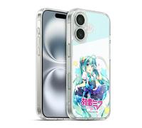 Head Case Designs Officially Licensed Hatsune Miku Stars And Rainbow Graphics Gel Case [Military Grade Protection] Compatible With Apple iPhone 16