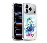Head Case Designs Officially Licensed Hatsune Miku Stars And Rainbow Graphics Gel Case [Military Grade Protection] Compatible with Apple iPhone 17 Pro and Compatible with MagSafe
