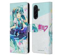 Head Case Designs Officially Licensed Hatsune Miku Stars And Rainbow Graphics Leather Wallet Case Compatible With Samsung Galaxy A36 5G