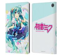 Head Case Designs Officially Licensed Hatsune Miku Stars And Rainbow Graphics Leather Wallet Case Compatible With Amazon Fire Max 11 2023