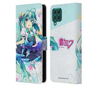 Head Case Designs Officially Licensed Hatsune Miku Stars And Rainbow Graphics Leather Wallet Case Compatible With Samsung Galaxy F62 (2021)