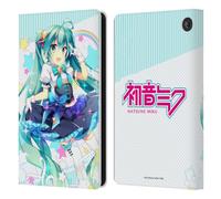 Head Case Designs Officially Licensed Hatsune Miku Stars And Rainbow Graphics Leather Wallet Case Compatible With Amazon Fire 7 2022