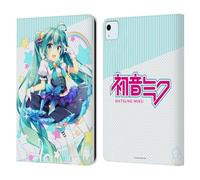Head Case Designs Officially Licensed Hatsune Miku Stars And Rainbow Graphics Leather Wallet Case Compatible With Apple iPad Air 11 2020/2022/2024/2025
