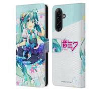 Head Case Designs Officially Licensed Hatsune Miku Stars And Rainbow Graphics Leather Wallet Case Compatible With Samsung Galaxy A17 4G / 5G