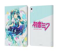 Head Case Designs Officially Licensed Hatsune Miku Stars And Rainbow Graphics Leather Wallet Case Compatible With Apple iPad Air 13 2024/2025