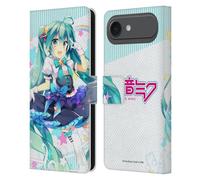 Head Case Designs Officially Licensed Hatsune Miku Stars And Rainbow Graphics Leather Wallet Case Compatible With Apple iPhone 17 Air