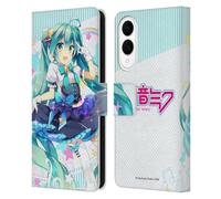 Head Case Designs Officially Licensed Hatsune Miku Stars And Rainbow Graphics Leather Wallet Case Compatible With Samsung Galaxy S25 Edge