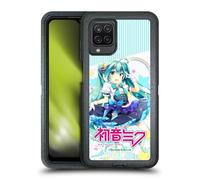 Head Case Designs Officially Licensed Hatsune Miku Stars And Rainbow Graphics Ultra-Armoured Shockproof Case [Military Grade Protection] Compatible With Samsung Galaxy A12 (2020)