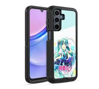 Head Case Designs Officially Licensed Hatsune Miku Stars And Rainbow Graphics Ultra-Armoured Shockproof Case [Military Grade Protection] Compatible With Samsung Galaxy A15
