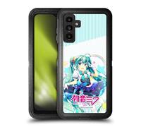 Head Case Designs Officially Licensed Hatsune Miku Stars And Rainbow Graphics Ultra-Armoured Shockproof Case [Military Grade Protection] Compatible With Samsung Galaxy A13 5G (2021)