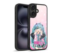 Head Case Designs Officially Licensed Hatsune Miku Wink Graphics Gel Armour Case [Military Grade Protection] Compatible With Apple iPhone 16