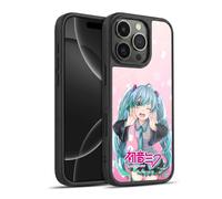 Head Case Designs Officially Licensed Hatsune Miku Wink Graphics Gel Armour Case [Military Grade Protection] Compatible With Apple iPhone 16 Pro