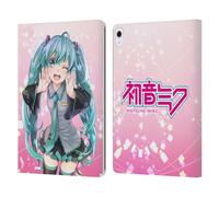 Head Case Designs Officially Licensed Hatsune Miku Wink Graphics Leather Wallet Case Compatible With Apple iPad Air 13 2024/2025