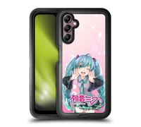 Head Case Designs Officially Licensed Hatsune Miku Wink Graphics Ultra-Armoured Shockproof Case [Military Grade Protection] Compatible With Samsung Galaxy A14 5G