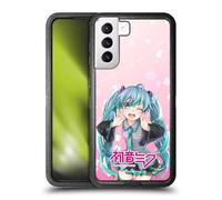 Head Case Designs Officially Licensed Hatsune Miku Wink Graphics Ultra-Armoured Shockproof Case [Military Grade Protection] Compatible With Samsung Galaxy S21+ 5G
