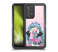Head Case Designs Officially Licensed Hatsune Miku Wink Graphics Ultra-Armoured Shockproof Case [Military Grade Protection] Compatible With Galaxy A52 / A52s / 5G (2021)