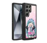 Head Case Designs Officially Licensed Hatsune Miku Wink Graphics Ultra-Armoured Shockproof Case [Military Grade Protection] Compatible With Samsung Galaxy S24 Ultra 5G