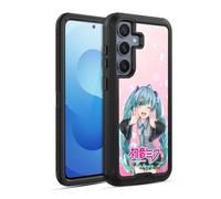 Head Case Designs Officially Licensed Hatsune Miku Wink Graphics Ultra-Armoured Shockproof Case [Military Grade Protection] Compatible With Samsung Galaxy S25