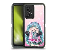 Head Case Designs Officially Licensed Hatsune Miku Wink Graphics Ultra-Armoured Shockproof Case [Military Grade Protection] Compatible With Samsung Galaxy A53 5G (2022)