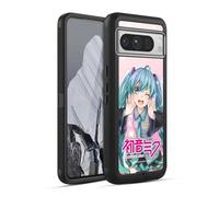 Head Case Designs Officially Licensed Hatsune Miku Wink Graphics Ultra-Armoured Shockproof Case [Military Grade Protection] Compatible With Google Pixel 8 Pro