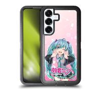 Head Case Designs Officially Licensed Hatsune Miku Wink Graphics Ultra-Armoured Shockproof Case [Military Grade Protection] Compatible With Samsung Galaxy S25+
