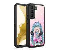 Head Case Designs Officially Licensed Hatsune Miku Wink Graphics Ultra-Armoured Shockproof Case [Military Grade Protection] Compatible With Samsung Galaxy S22 5G
