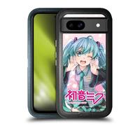Head Case Designs Officially Licensed Hatsune Miku Wink Graphics Ultra-Armoured Shockproof Case [Military Grade Protection] Compatible With Google Pixel 8a