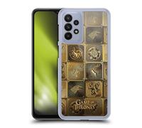 Head Case Designs Officially Licensed HBO Game of Thrones All Houses Golden Sigils Hard Back Case Compatible With Samsung Galaxy A23 / 5G (2022)