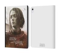 Head Case Designs Officially Licensed HBO Game of Thrones Arya Stark Character Portraits Leather Wallet Case Compatible With Apple iPad Air 13 2024/2025