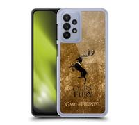 Head Case Designs Officially Licensed HBO Game of Thrones Baratheon Dark Distressed Look Sigils Hard Back Case Compatible With Samsung Galaxy A23 / 5G (2022)