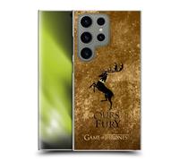 Head Case Designs Officially Licensed HBO Game of Thrones Baratheon Dark Distressed Look Sigils Hard Back Case Compatible With Samsung Galaxy S24 Ultra 5G