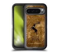 Head Case Designs Officially Licensed HBO Game of Thrones Baratheon Dark Distressed Look Sigils Ultra-Armoured Shockproof Case [Military Grade Protection] Compatible With Google Pixel 9 Pro XL