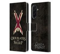 Head Case Designs Officially Licensed HBO Game of Thrones Bolton Dark Distressed Look Sigils Leather Wallet Case Compatible With Samsung Galaxy A36 5G