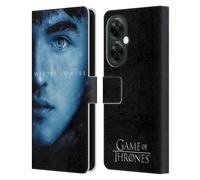 Head Case Designs Officially Licensed HBO Game of Thrones Bran Stark Winter Is Here Leather Book Wallet Case Cover Compatible With OnePlus Nord N30