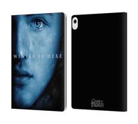 Head Case Designs Officially Licensed HBO Game of Thrones Bran Stark Winter Is Here Leather Wallet Case Compatible With Apple iPad Air 13 2024/2025