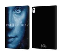 Head Case Designs Officially Licensed HBO Game of Thrones Brienne Winter Is Here Leather Wallet Case Compatible With Apple iPad Air 13 2024/2025