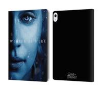 Head Case Designs Officially Licensed HBO Game of Thrones Daenerys Targaryen Winter Is Here Leather Wallet Case Compatible With Apple iPad Air 13 2024/2025