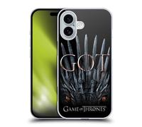Head Case Designs Officially Licensed HBO Game of Thrones Dragon Throne Season 8 Key Art Hard Back Case Compatible With Apple iPhone 16
