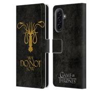 Head Case Designs Officially Licensed HBO Game of Thrones Greyjoy Dark Distressed Look Sigils Leather Wallet Case Compatible With Samsung Galaxy A17 4G / 5G