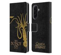 Head Case Designs Officially Licensed HBO Game of Thrones Greyjoy House Mottos Leather Wallet Case Compatible With Samsung Galaxy A17 4G / 5G