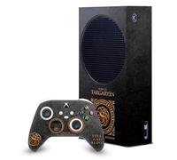 Head Case Designs Officially Licensed HBO Game of Thrones House Targaryen Sigils and Graphics Game Console Wrap and Controller Skin Compatible With Xbox Series S Console & Controller Bundle