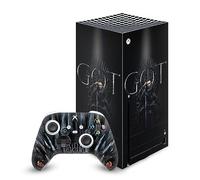Head Case Designs Officially Licensed HBO Game of Thrones Jon Snow Iron Throne Sigils and Graphics Vinyl Sticker Gaming Skin Decal Cover Compatible With Xbox Series X Console and Controller Bundle
