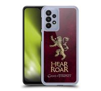 Head Case Designs Officially Licensed HBO Game of Thrones Lannister Dark Distressed Look Sigils Hard Back Case Compatible With Samsung Galaxy A23 / 5G (2022)