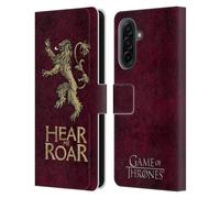 Head Case Designs Officially Licensed HBO Game of Thrones Lannister Dark Distressed Look Sigils Leather Wallet Case Compatible With Samsung Galaxy A17 4G / 5G