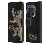 Head Case Designs Officially Licensed HBO Game of Thrones Lannister House Mottos Leather Book Wallet Case Cover Compatible With OnePlus 12