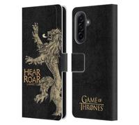 Head Case Designs Officially Licensed HBO Game of Thrones Lannister House Mottos Leather Wallet Case Compatible With Samsung Galaxy A17 4G / 5G